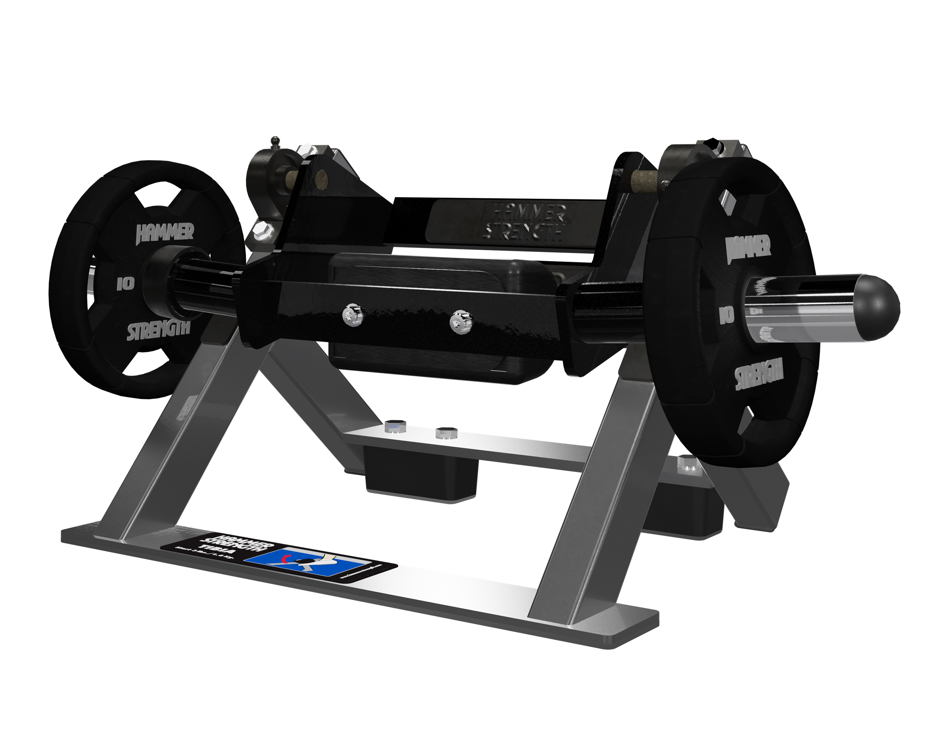 Plate Loaded Tibia Dorsi-Flexion Machine | Hammer Strength Plate Loaded Tibia Dorsi-Flexion Machine | Hammer Strength
